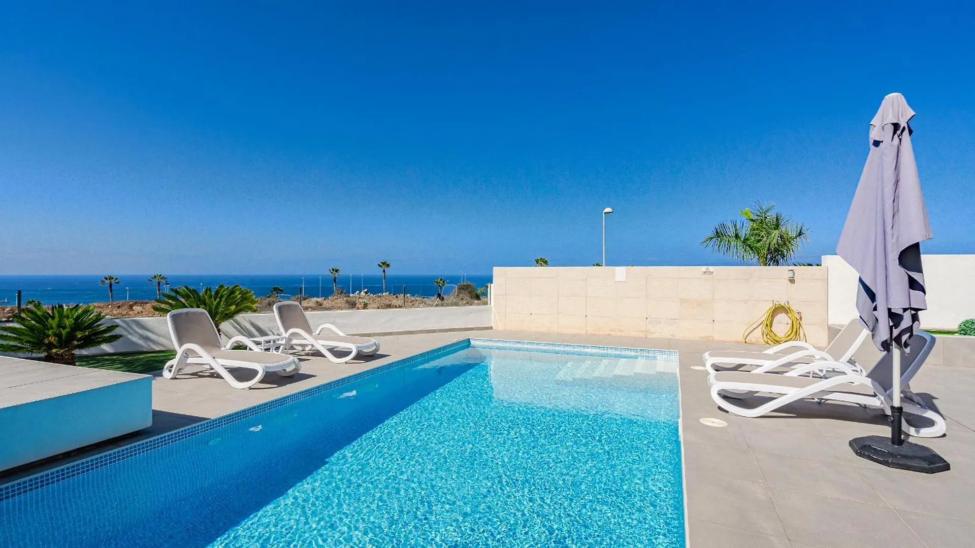 Villa Caterina, Luxury Villa With Heated Pool Ocean View In Adeje, Tenerife Costa Adeje