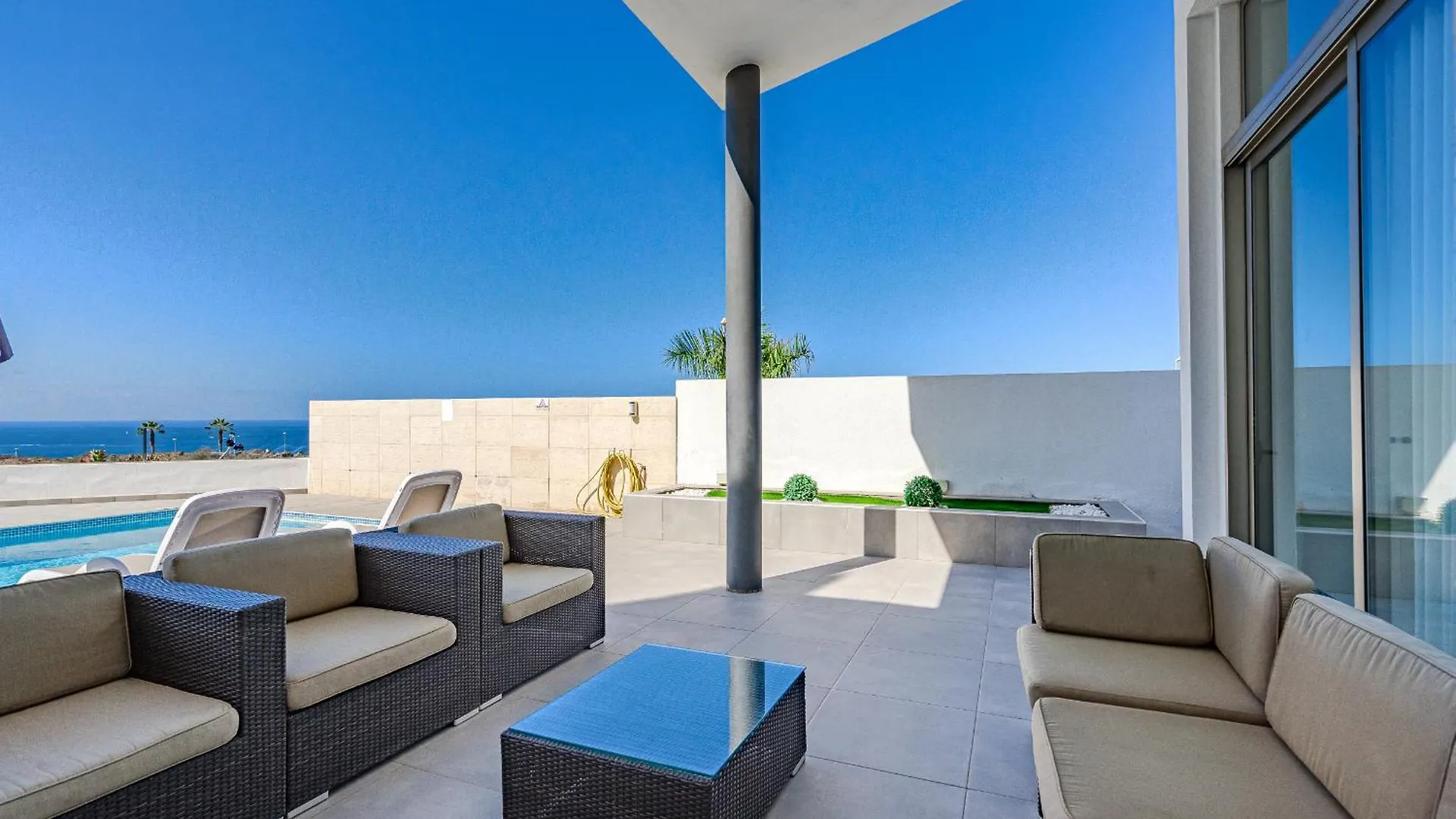 Villa Caterina, Luxury Villa With Heated Pool Ocean View In Adeje, Tenerife Costa Adeje  Spain